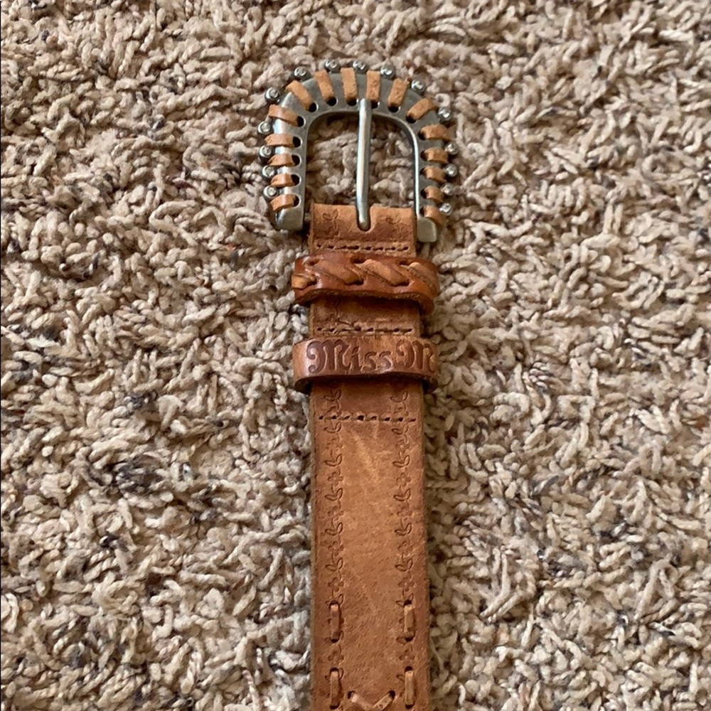 Miss Me leather belt for kids